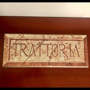 3/25🌸 Trattoria Rustic Italian Wall Hanging
